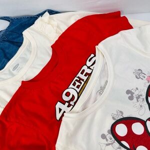 Kids NFL, Disney and Old Navy tops